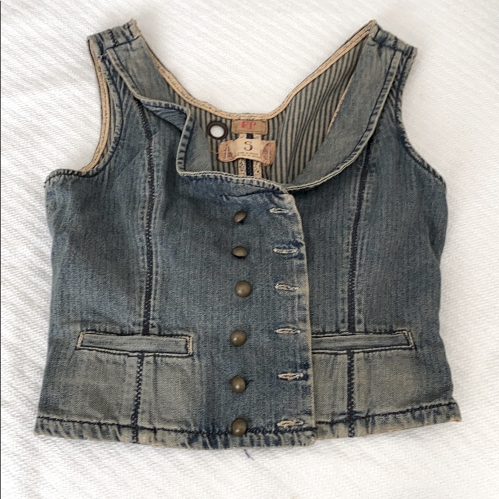 Denim vest